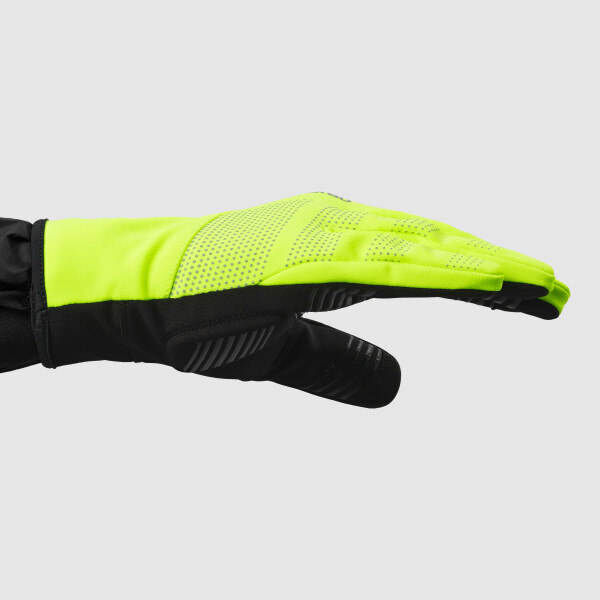 GripGrab Ride 2 Spring Sykkelhansker Gul Hi-Vis, Str. XS 