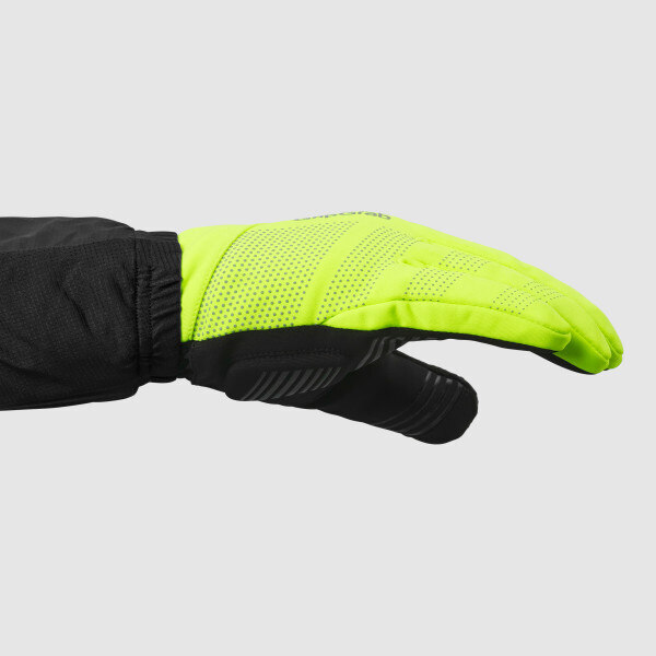 GripGrab Ride 2 WinterWet Sykkelhansker Gul Hi-Vis, Str. XXL 