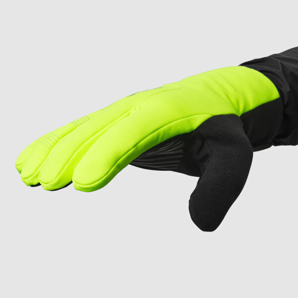 GripGrab Ride 2 WinterWet Sykkelhansker Gul Hi-Vis, Str. XXL 