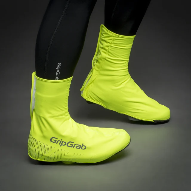 GripGrab Ride Waterp. Hi-Vis Skoöverdrag Signal Gul, Str. XXXL 