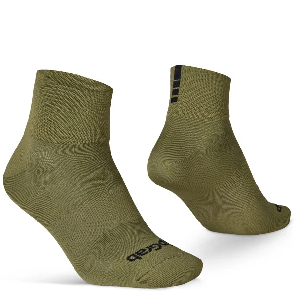 GripGrab Lightweight SL Short Strumpor Olive Green, Str. L 