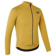 GripGrab EXPLR Merino Thermal Long Trøye Mustard Yellow, Str. L