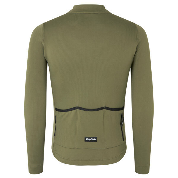 GripGrab EXPLR Merino Thermal Long Trøye Olive Green, Str. XL 