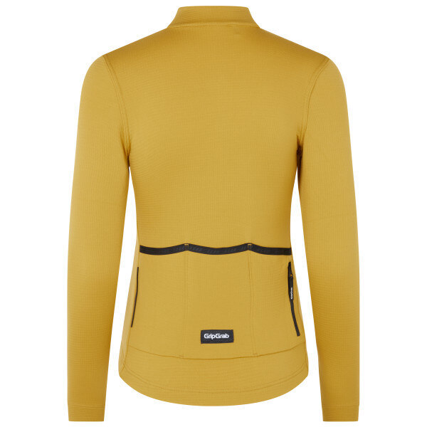 GripGrab W's  EXPLR Merino Thermal Trøye Mustard Yellow, Str. L 