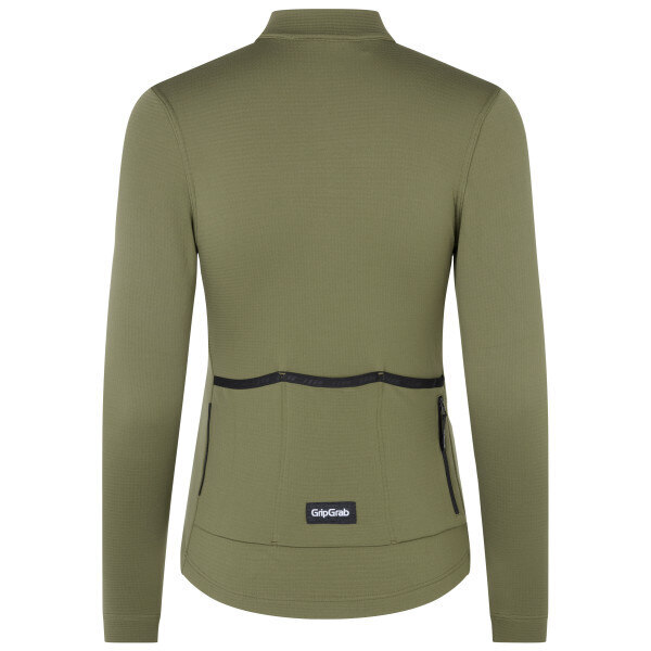 GripGrab W's  EXPLR Merino Thermal Trøye Olive Green, Str. L 