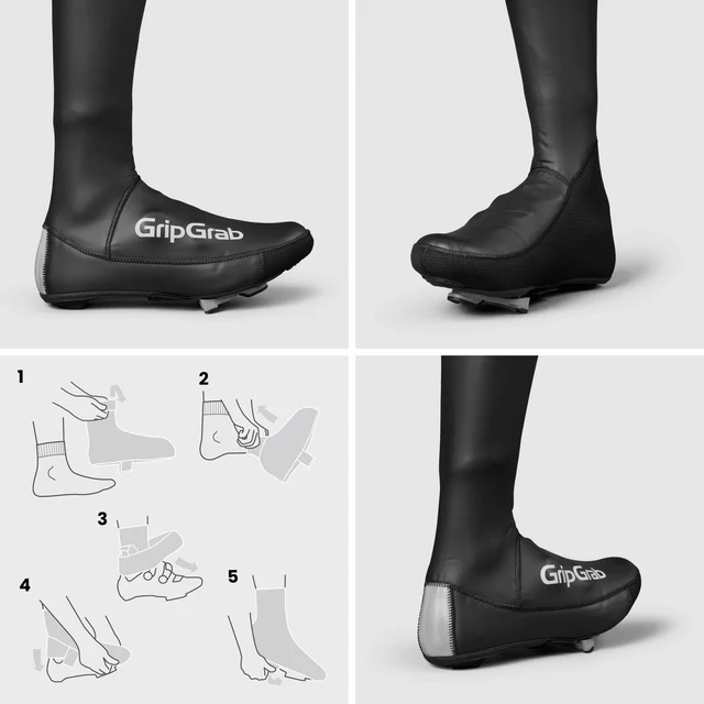 GripGrab AquaShield Vinter Skotrekk Sort, Str. M 