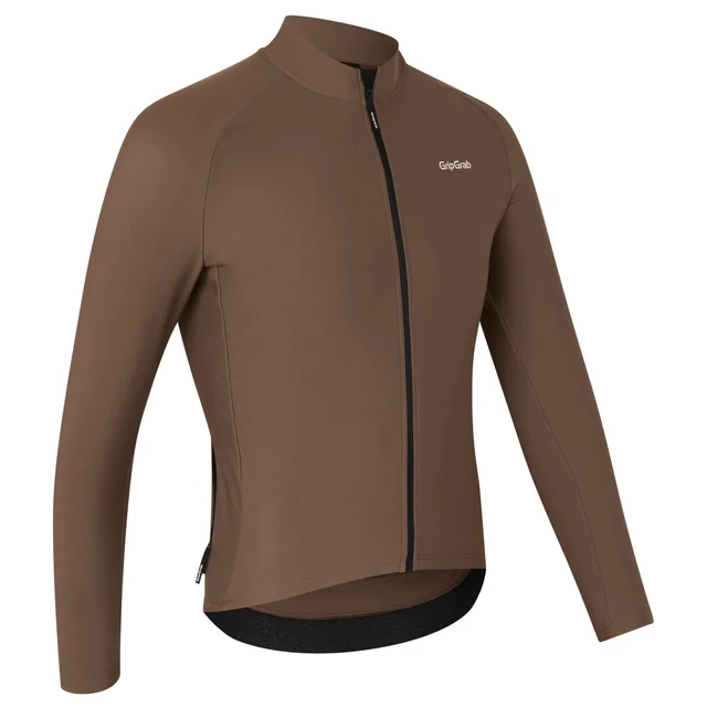 GripGrab PACR Thermal Lang Trøye Brun, Str. M 