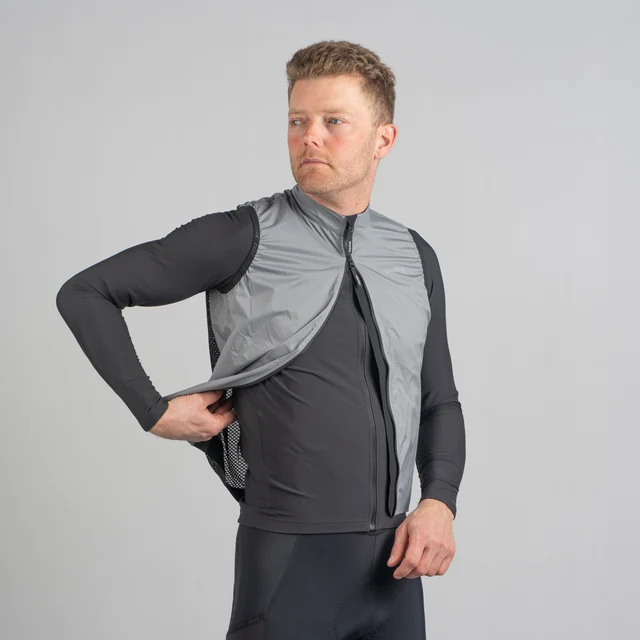GripGrab PACR Windproof Vest Grå, Str. M 