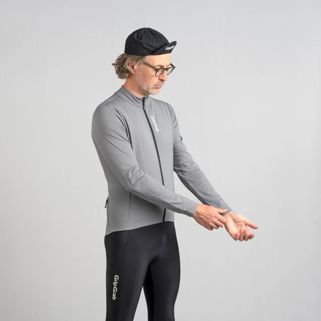 GripGrab RIDE Thermal Lang Trøye Grå, Str. M 