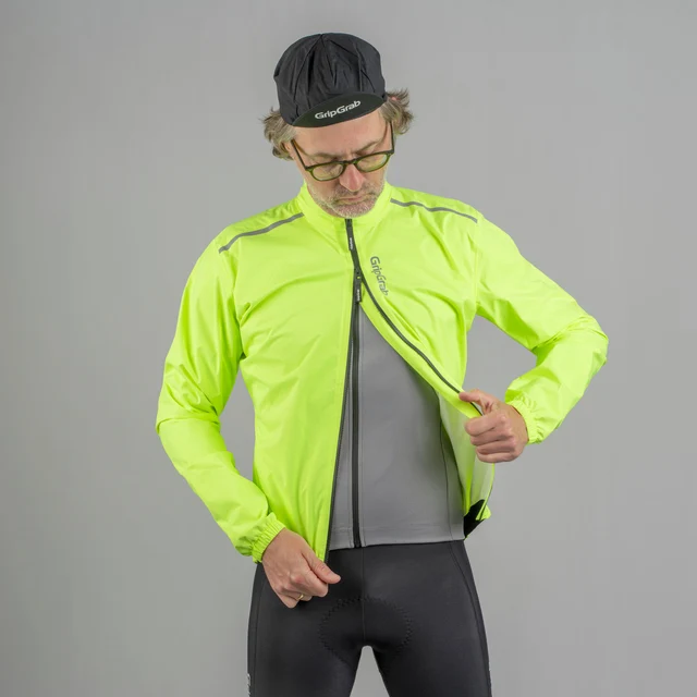 GripGrab RIDE Vanntett Lett Jakke Signalgul, Str. M 