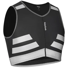 GripGrab PACR Visibility Vest Sort, Str. M