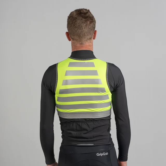 GripGrab PACR Visibility Vest Signalgul, Str. S 