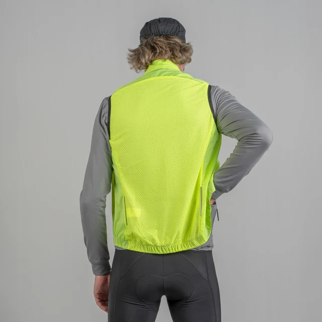GripGrab RIDE Windproof Sykkelvest Signalgul, Str. S 
