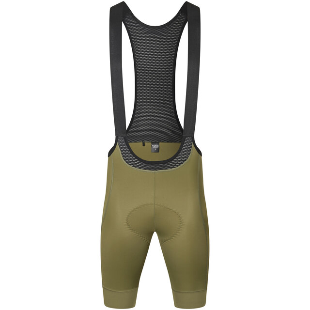 GripGrab PACR Bib Sykkelshorts Olive Green, Str. S 