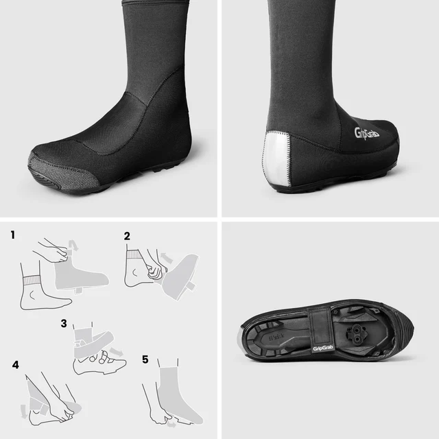 GripGrab PACR Gravel Skotrekk Black, Str. S 