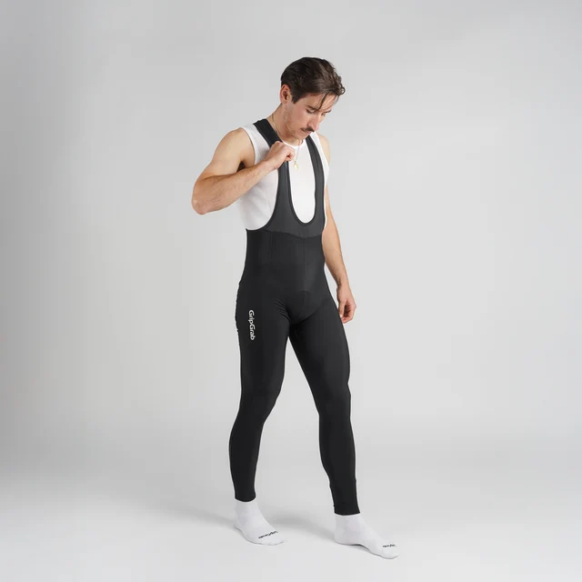 GripGrab RIDE Thermal Bib Sykkelbukse Black, Str. XL 