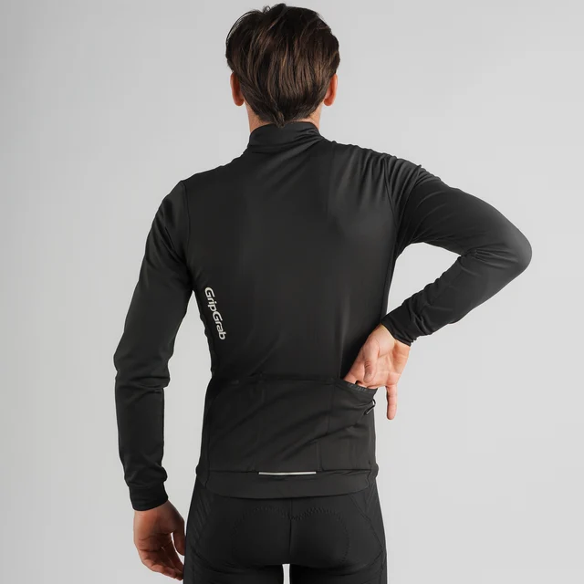 GripGrab RIDE Thermal Lang Sykkeltrøye Black, Str. XL 