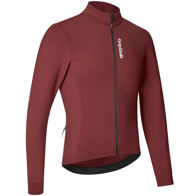 GripGrab RIDE Thermal Lang Sykkeltrøye Dark Red, Str. XXL 