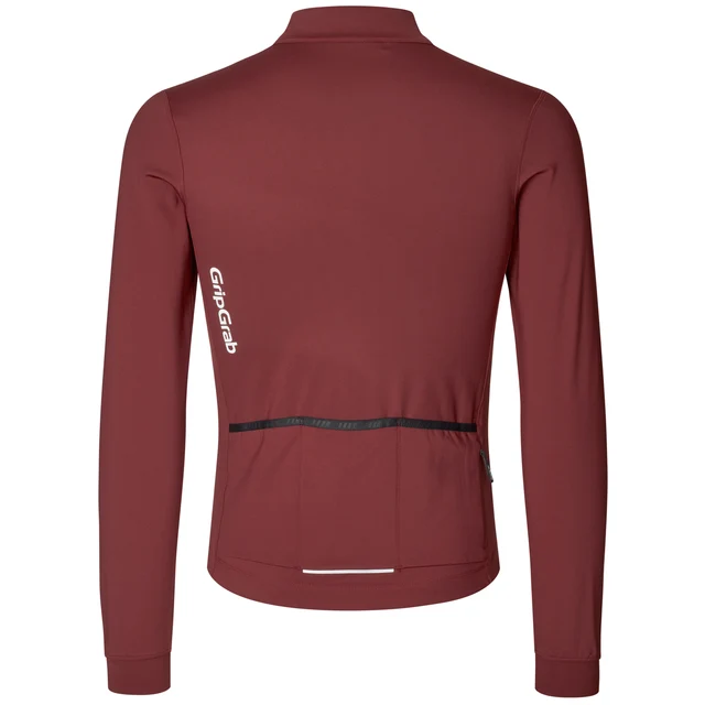 GripGrab RIDE Thermal Lang Sykkeltrøye Dark Red, Str. XXL 