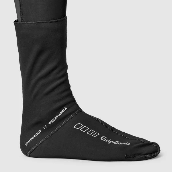 GripGrab Windproof Vår-Høst Sokker Black, Str. S 
