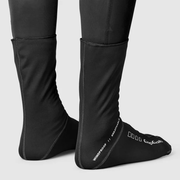 GripGrab Windproof Vår-Høst Sokker Black, Str. S 