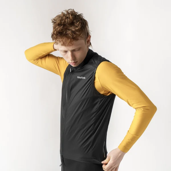 GripGrab PACR Windproof Lightweight Vest Black, Str. XXL 