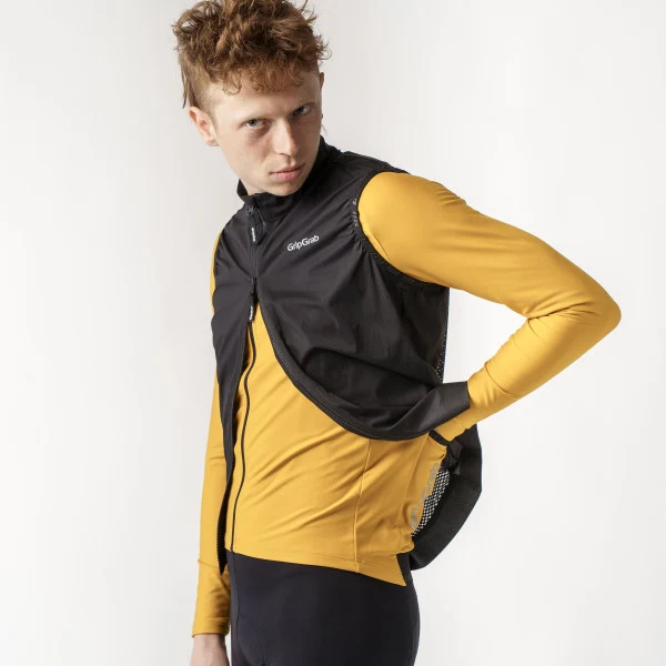 GripGrab PACR Windproof Lightweight Vest Black, Str. XXL 