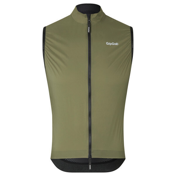 GripGrab PACR Windproof Lightweight Vest Olive Green, Str. XXL 