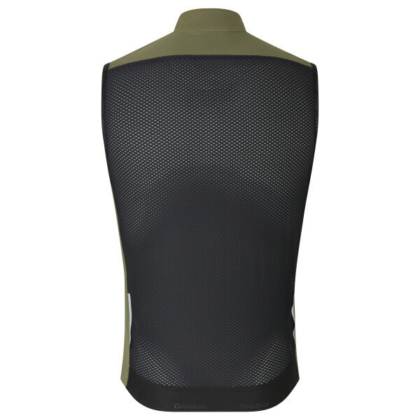 GripGrab PACR Windproof Lightweight Vest Olive Green, Str. XXL 