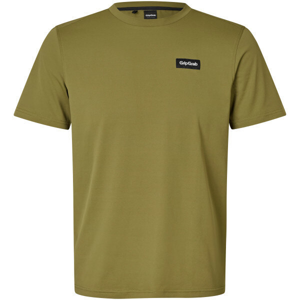 GripGrab EXPLR Technical T-skjorte Olive Green, Str. XXL 