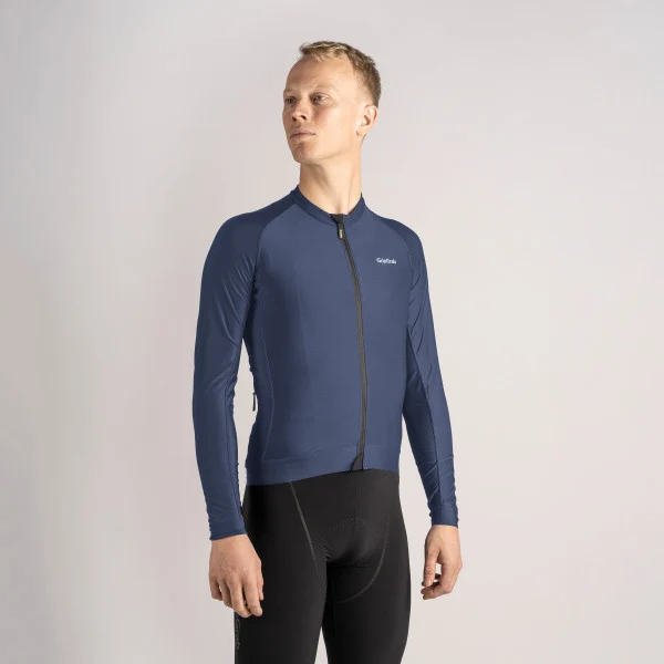 GripGrab PACR Long Sleeve Trøye Navy Blue, Str. M 