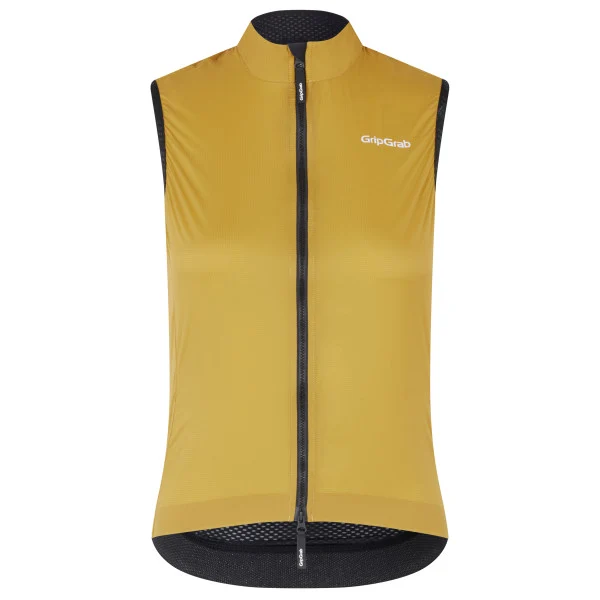 GripGrab W's PACR Windproof LW Vest Mustard Yellow, Str. M 