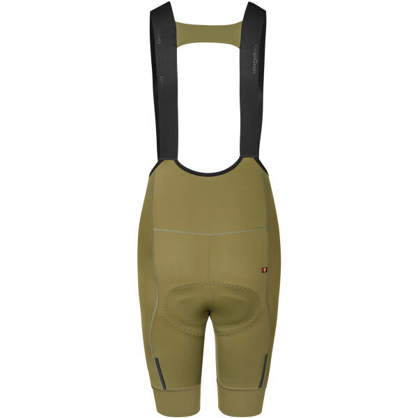 GripGrab W's PACR Bib Sykkelshorts Olive Green, Str. XL 