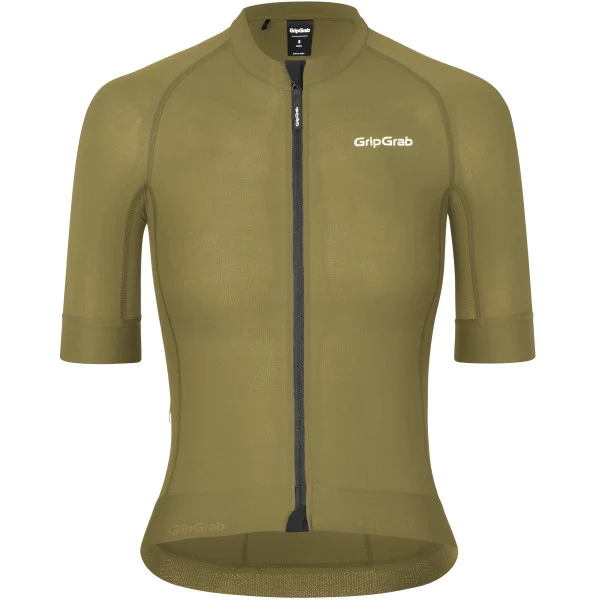 GripGrab W's PACR Short Sleeve Tröja Olive Green, Str. L 