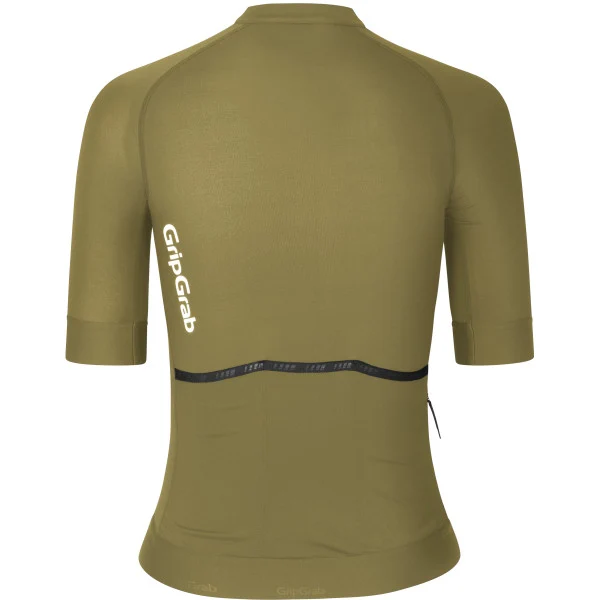 GripGrab W's PACR Short Sleeve Tröja Olive Green, Str. L 