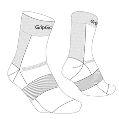 GripGrab RIDE Regular Cut Sokker 3 Pack White, Str. L