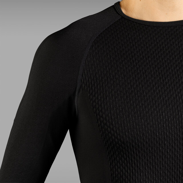 GripGrab Expert Seamless LS Undertrøye Sort, Str. XS/S 