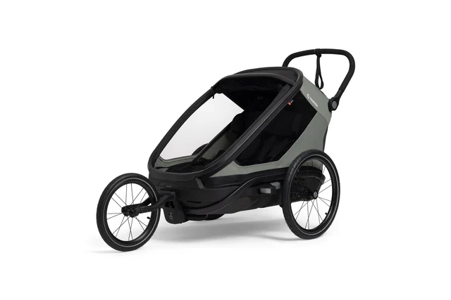 Hamax Next Barnevogn 2 barn, Grønn/Sort 