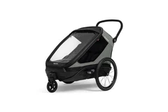 Hamax Next Barnevogn 2 barn, Grønn/Sort