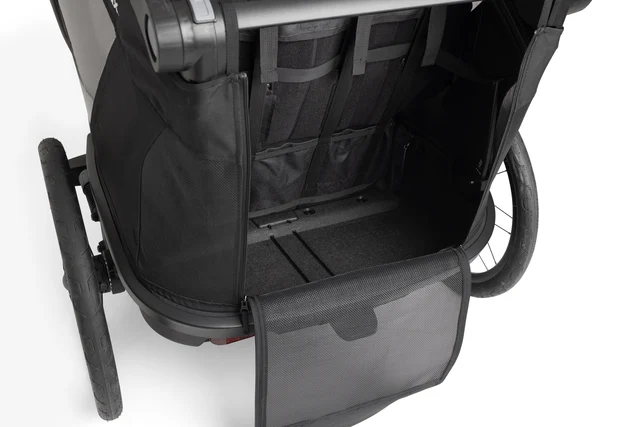 Hamax Next Barnevogn 2 barn, Sort 