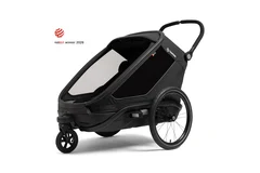 Hamax Outback Next Barnevogn 2 barn, Sort