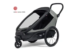 Hamax Outback Next Barnevogn 1 barn, Grønn/Sort