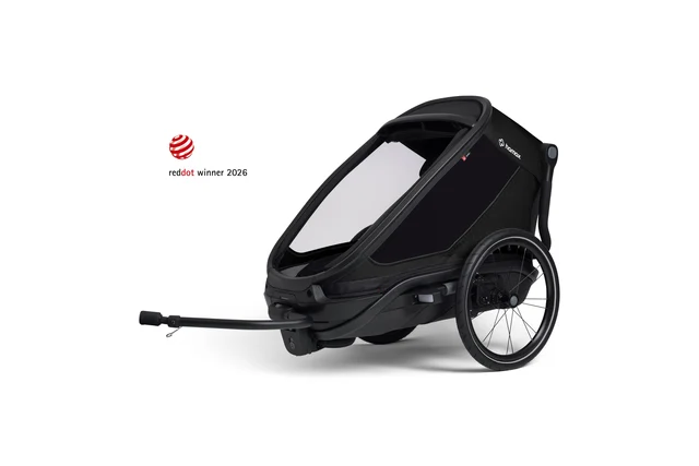 Hamax Outback Next Barnevogn 1 barn, Sort 