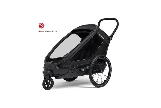 Hamax Outback Next Barnevogn 1 barn, Sort 