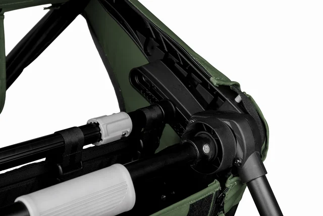 Hamax Outback Barnvagn Green/Black, 2-barn 