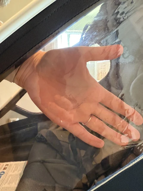 Hamax Outback Barnevogn B-Vare Navy/White, 2-barn 