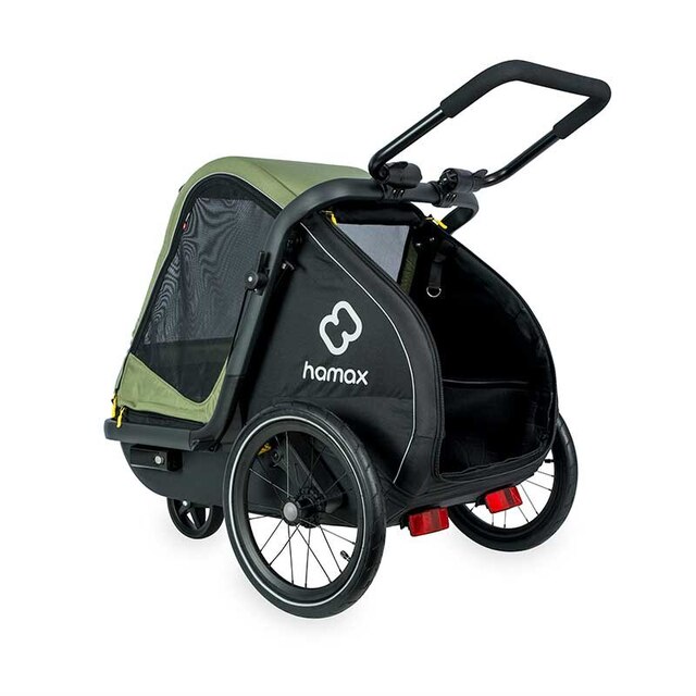 Hamax Pluto M Cykelvagn för Hundar Vagn och cykelvagn för små hundar 