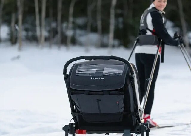 Hamax Breeze/Cocoon Ski set Från cykelvagn till skidvagn 