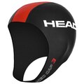 HEAD Neo Svømmehette Sort/Rød, Str. L/XL