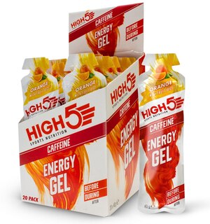 High5 Energigel Koffein Appelsin ESKE Appelsin, 40g, 20 stk